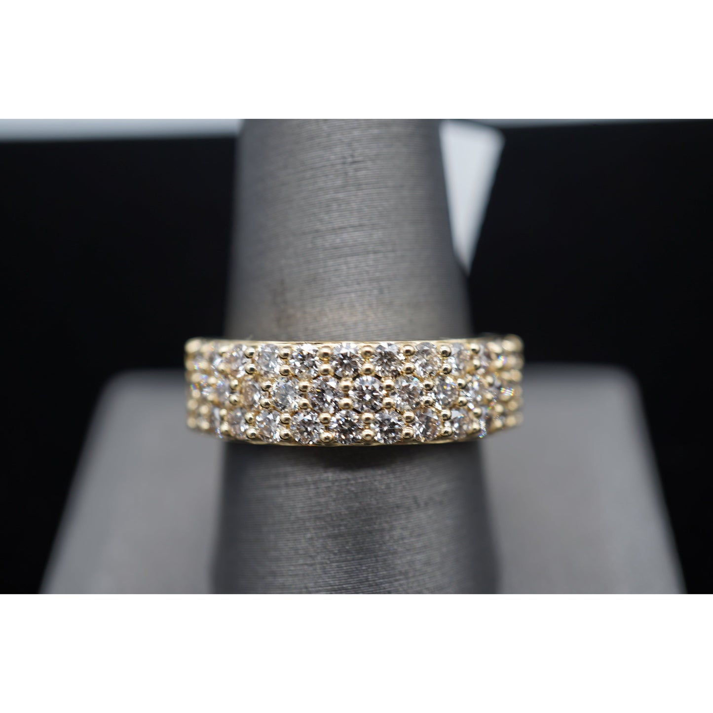 14k Diamond Wedding Band