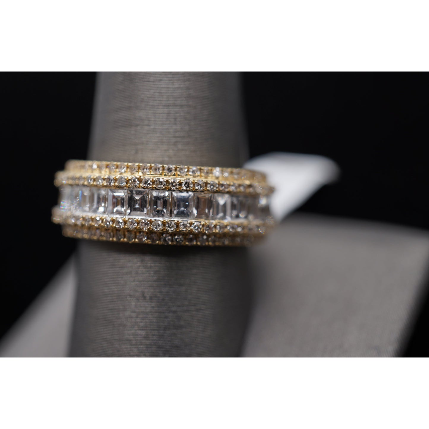 14k Diamond Baguette Ring