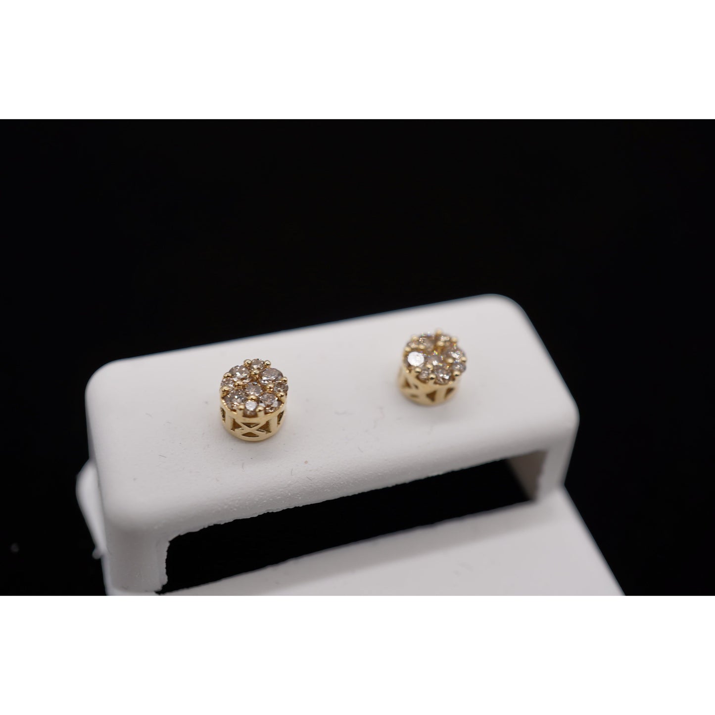 14k Diamond Small Earrings