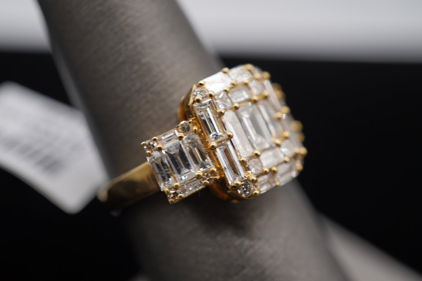 14k Diamond Baguette Ring