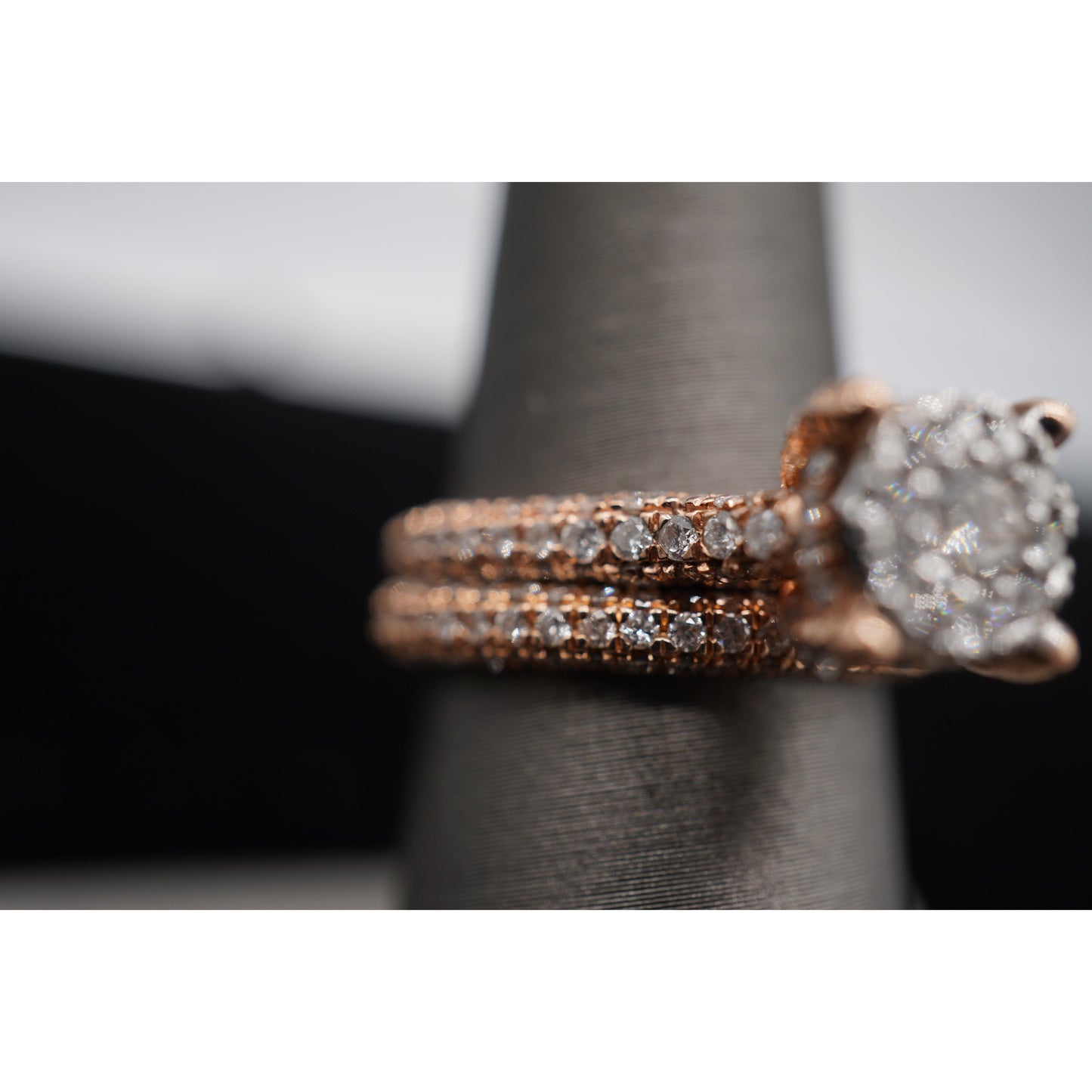 14k Rose Gold Engagement Set