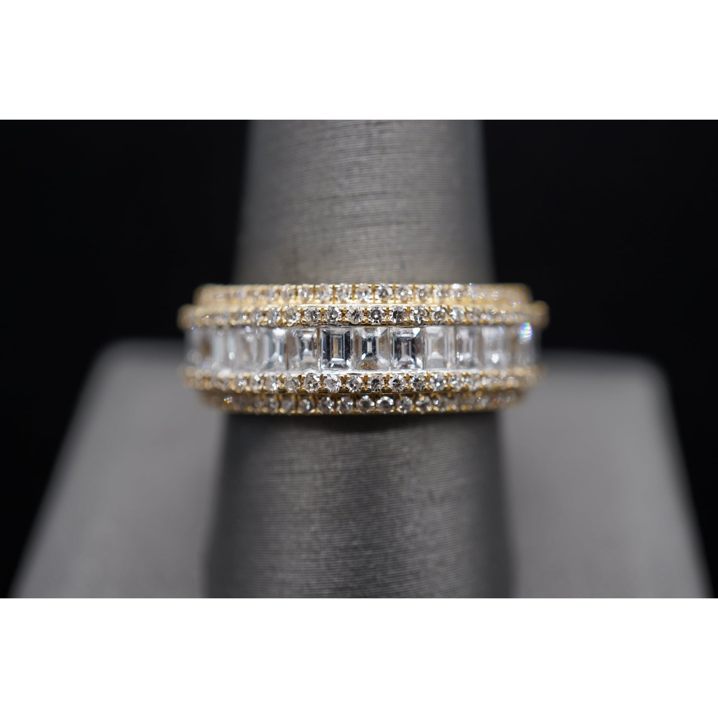 14k Diamond Baguette Ring