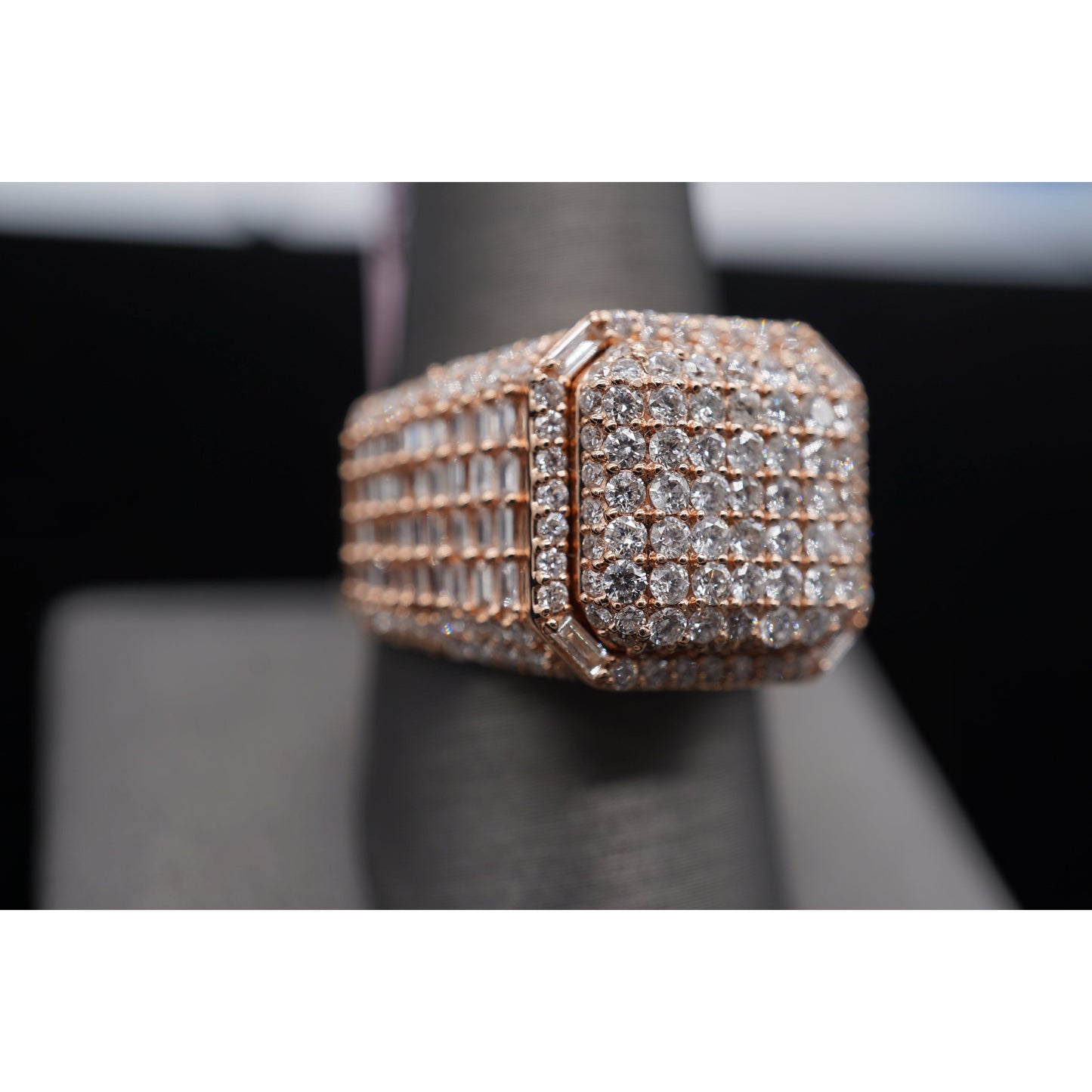 14k Rose Gold Diamond Ring