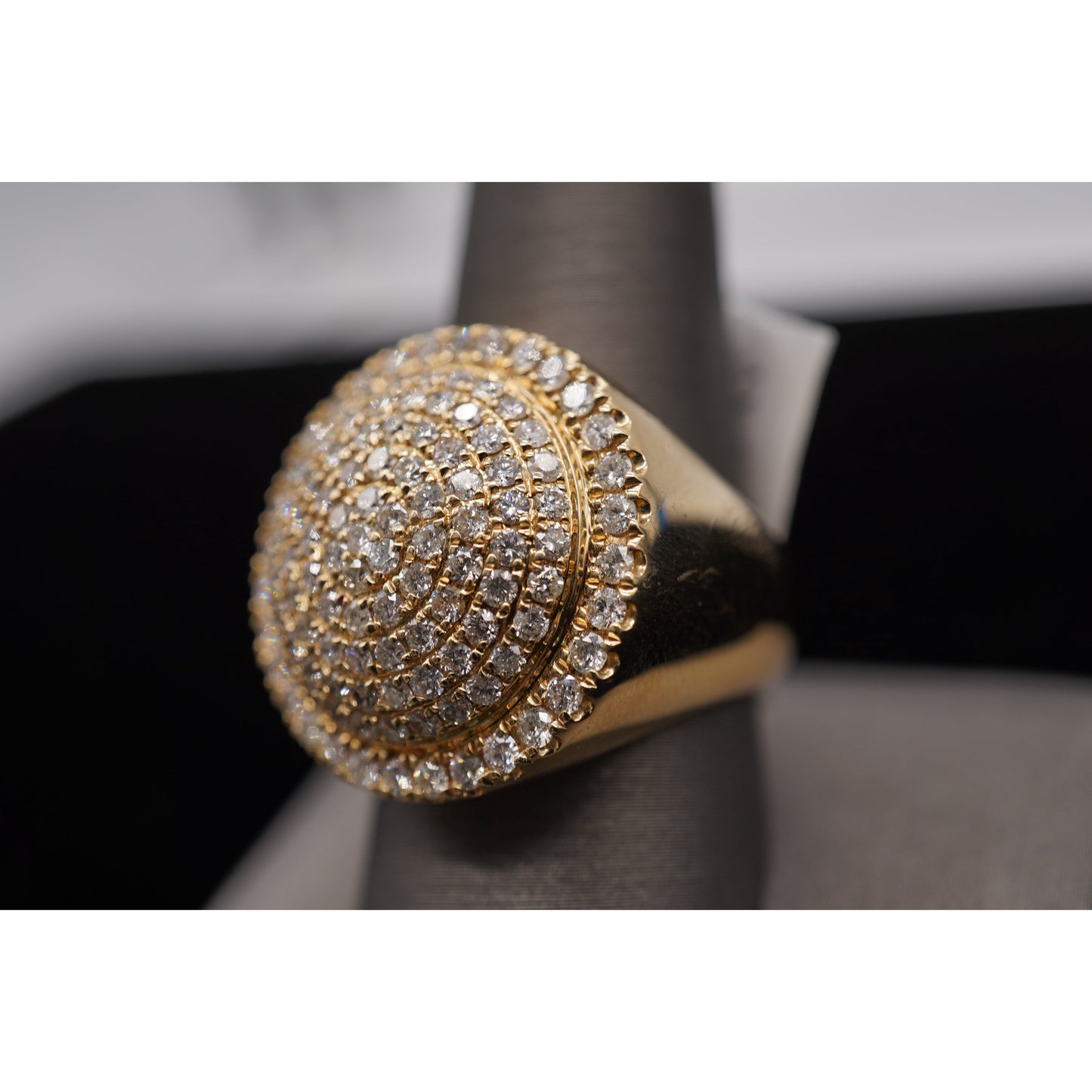 14k Diamond Dome Ring