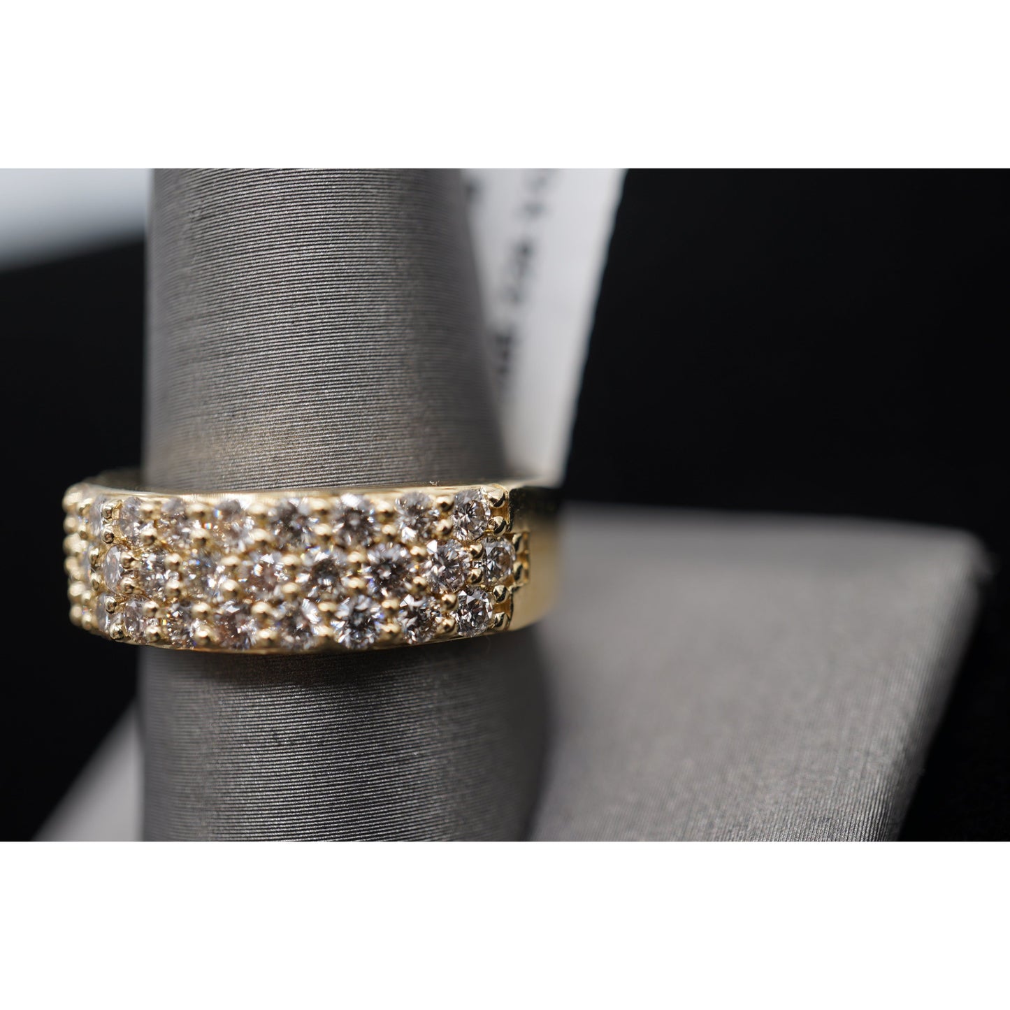 14k Diamond Wedding Band